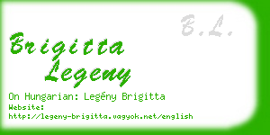 brigitta legeny business card